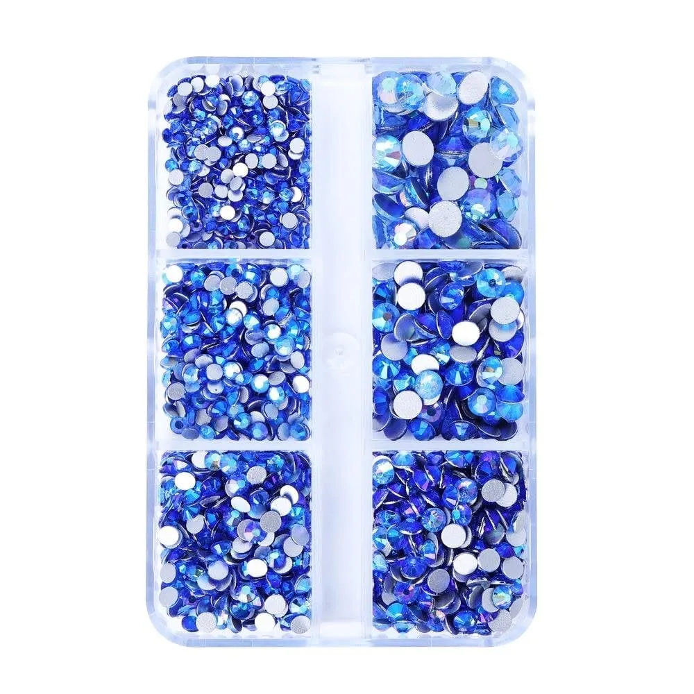 The Studio - Art Pack #582 - Assorted Royal Blue Rhinestone - 6 pcs