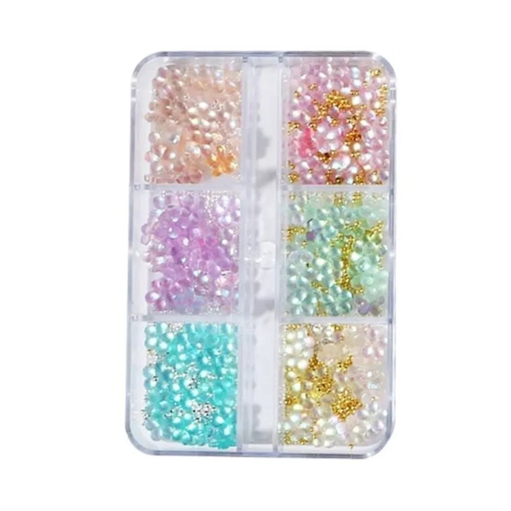 The Studio - Art Pack #372 - Assorted Pastel Rhinestone - 6 pcs