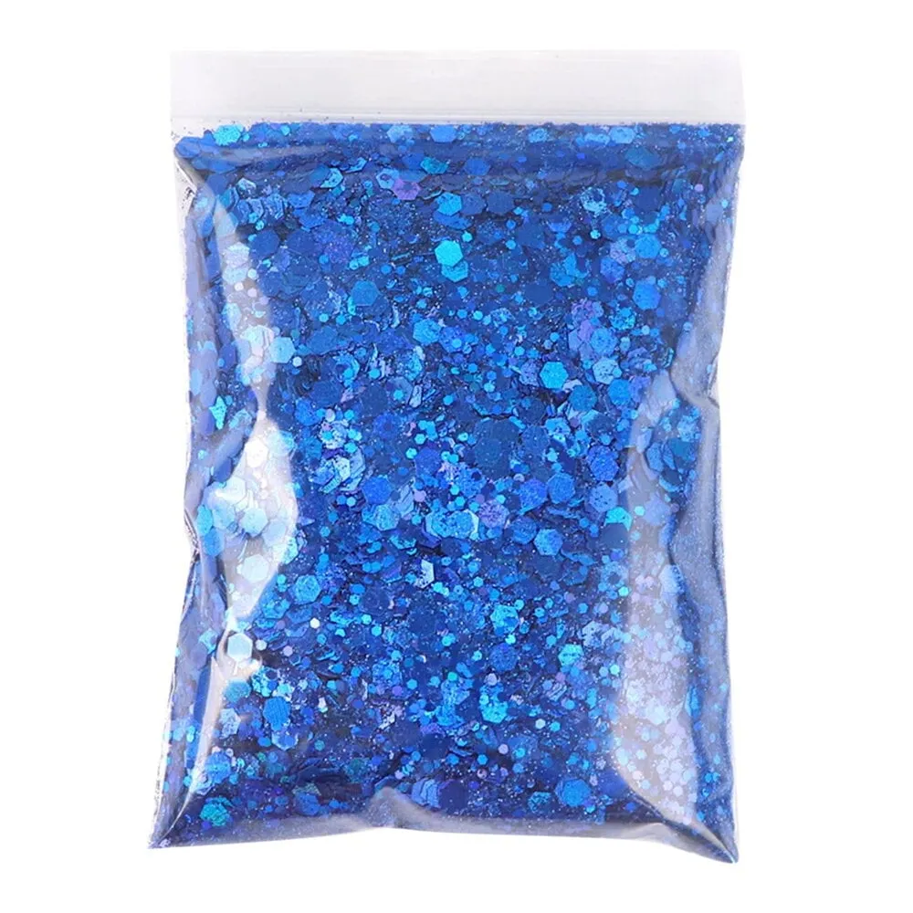 Beauty Nails - Nail Ornament Glitter - Blue