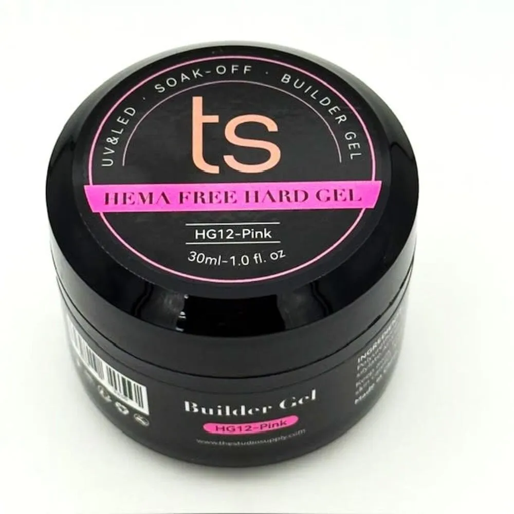 The Studio - Hema Free Hard Builder Gel - HG12 Pink - 30ml