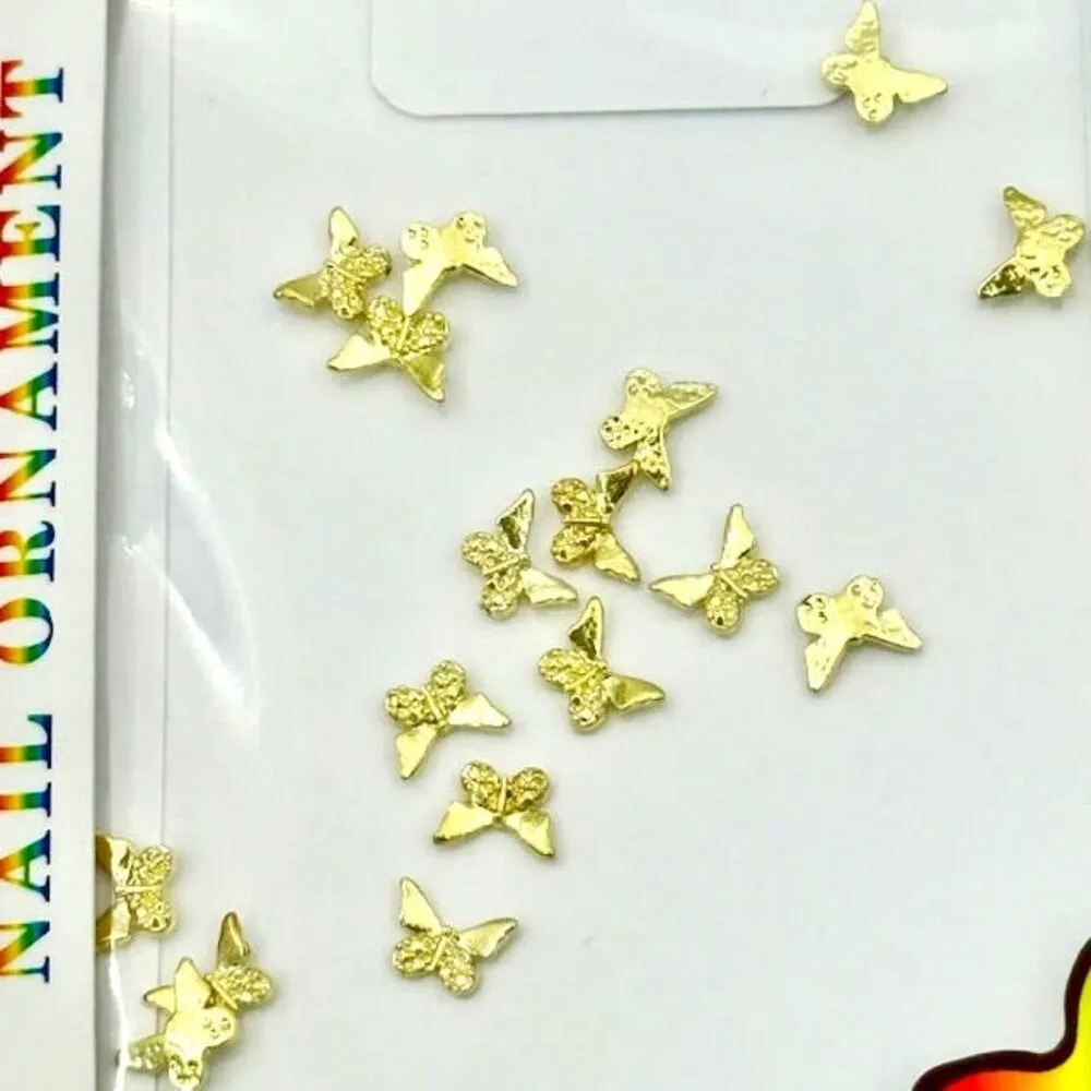 The Studio - Art Pack #434 - Butterfly Charms - Gold
