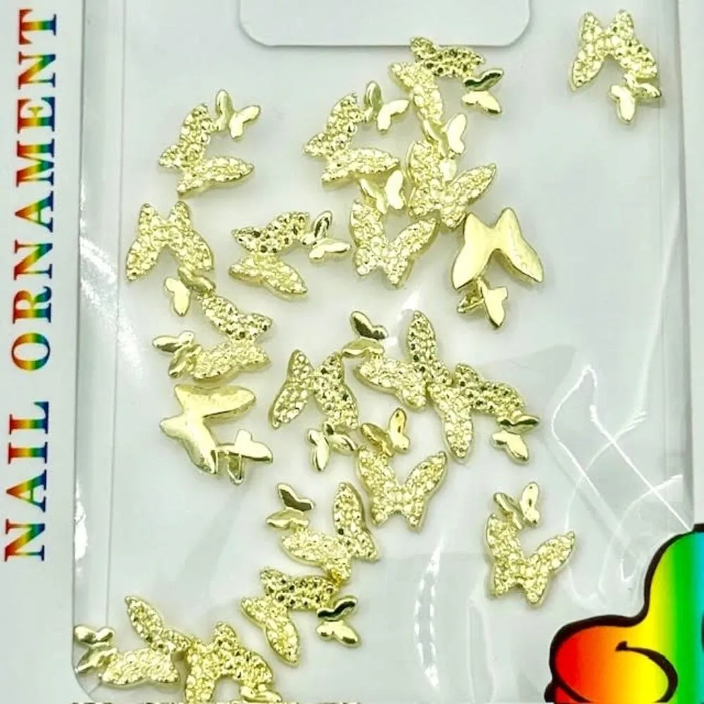The Studio - Art Pack #435 - Butterfly Charms - Gold