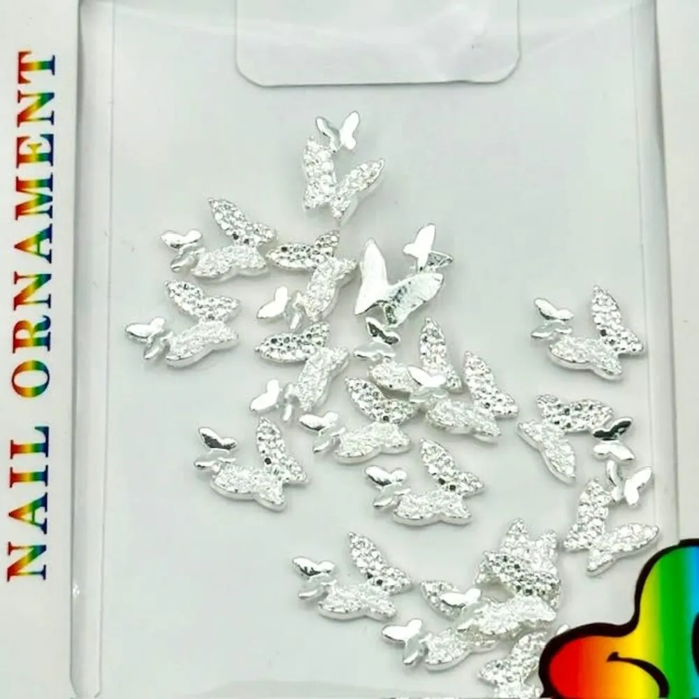 The Studio - Art Pack #443 - Butterfly Charms - Silver