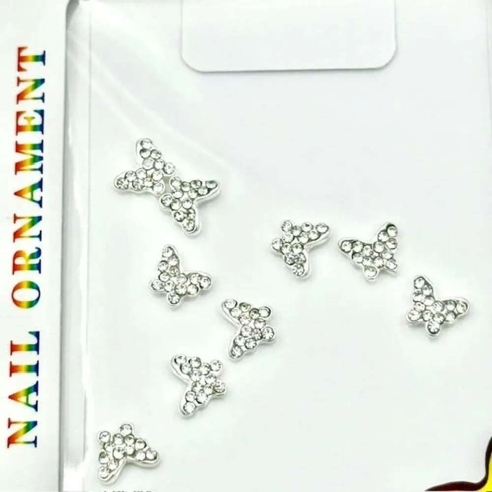The Studio - Art Pack #477 - Silver Butterfly Charms
