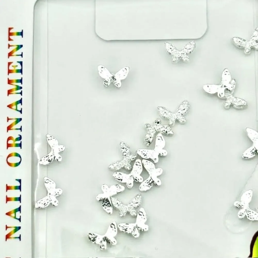 The Studio - Art Pack #442 - Butterfly Charms - Silver
