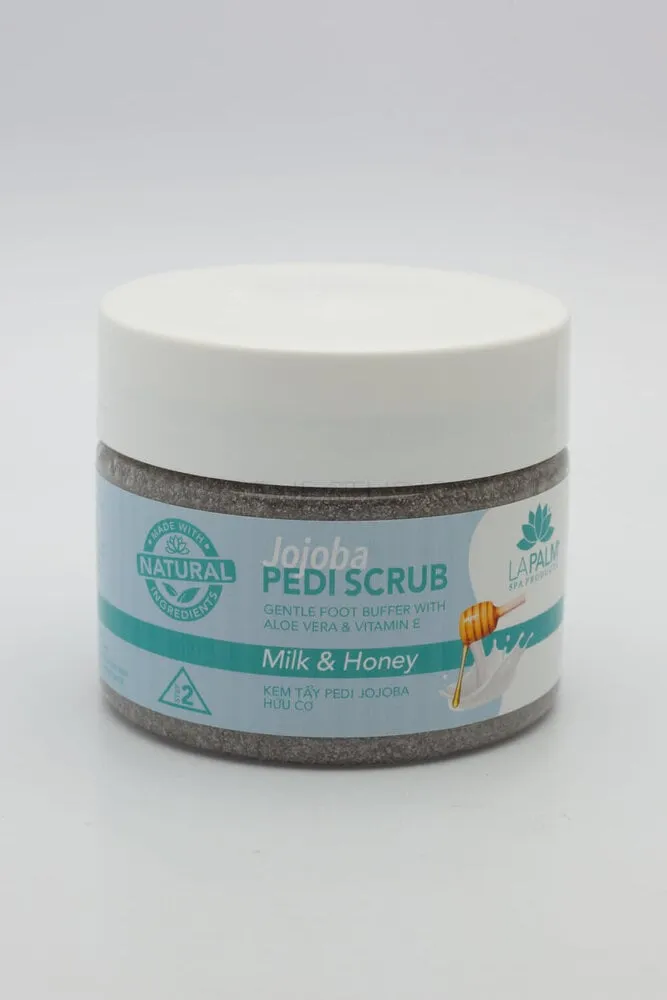 La Palm - Step 2 - Jojoba Pedi Scrub - 12 oz - Milk Honey