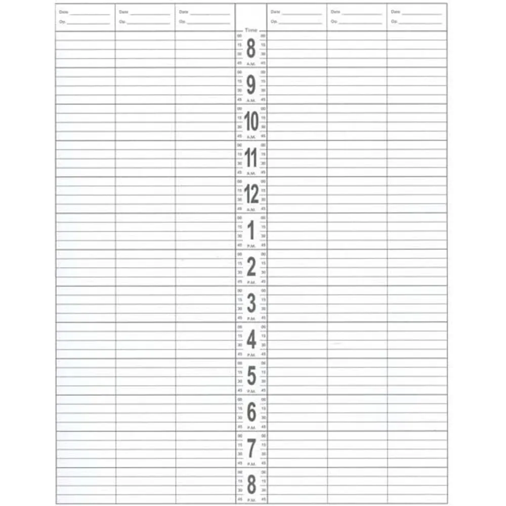 DL - Appointment Book - 6 Column - DL200 - Blue