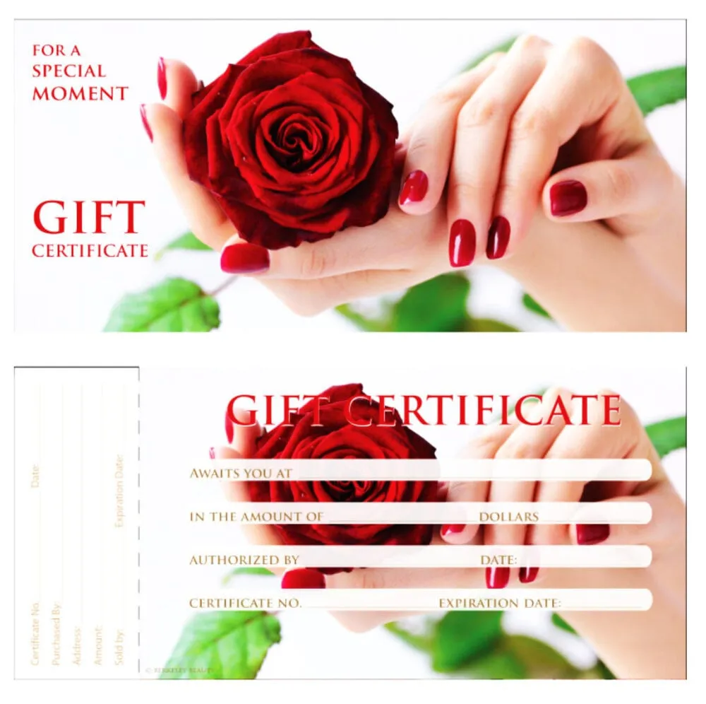 Gift Certificate Booklet - 50 pgs - GC129