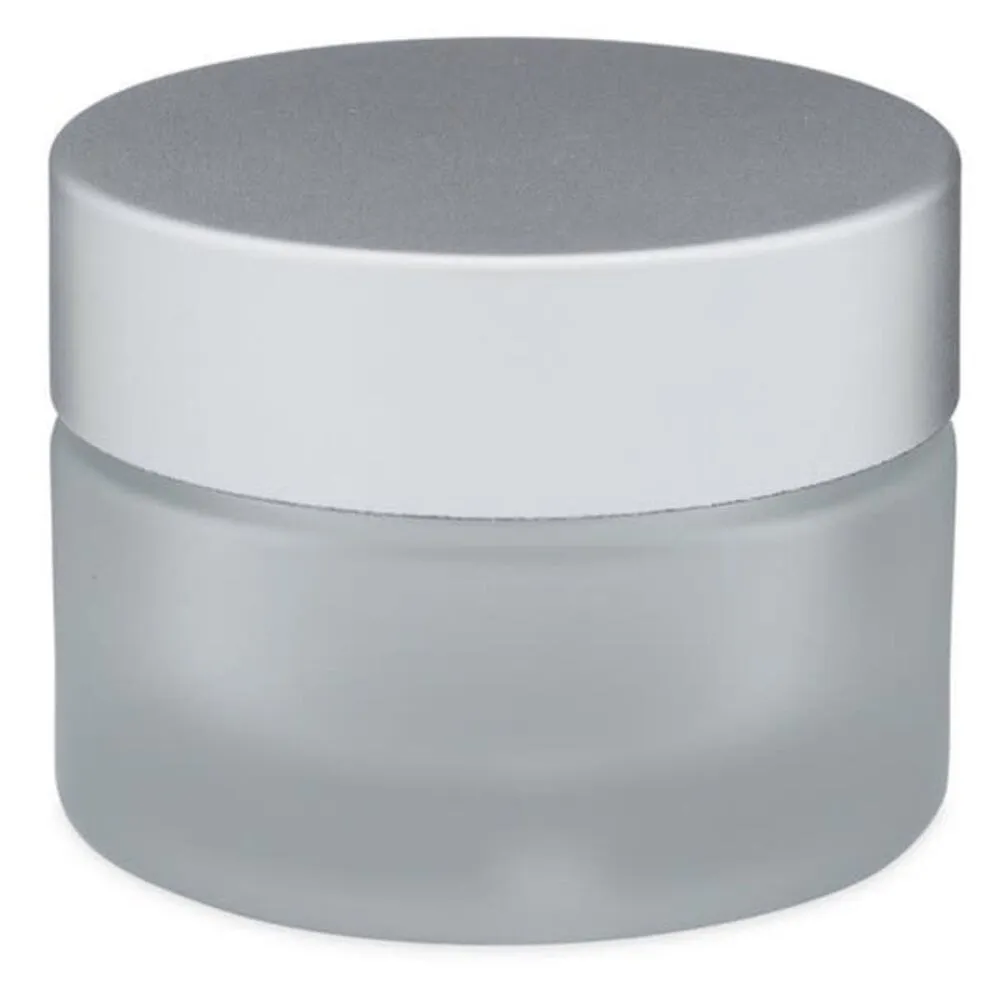 Cre8tion - Glass Jar w/ Silver Lid - M