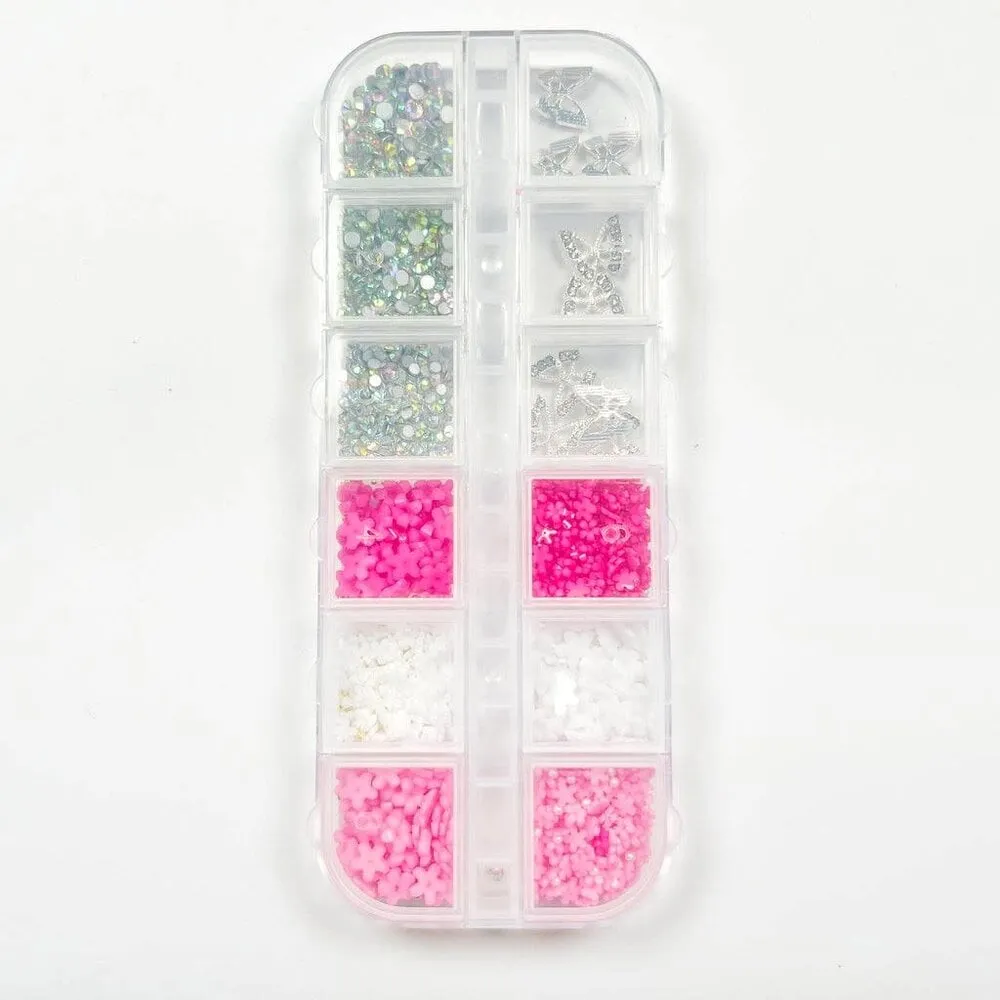 The Studio - Art Pack #558 - Flowers, Rhinestones