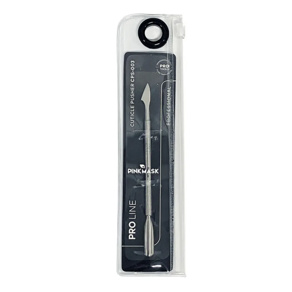 Pink Mask - Rounded Wide Cuticle Pusher - 003