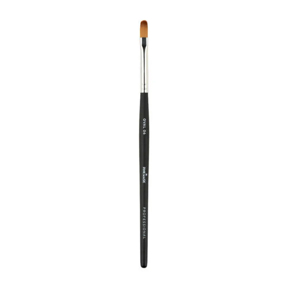 Pink Mask - Gel Brush Oval - 06