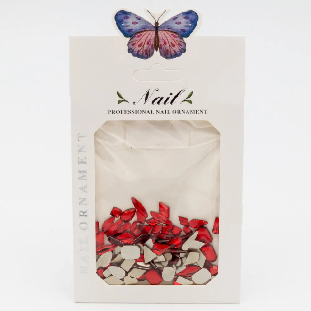 The Studio - Art Pack #281 - Assorted Large Red Rhinestones
