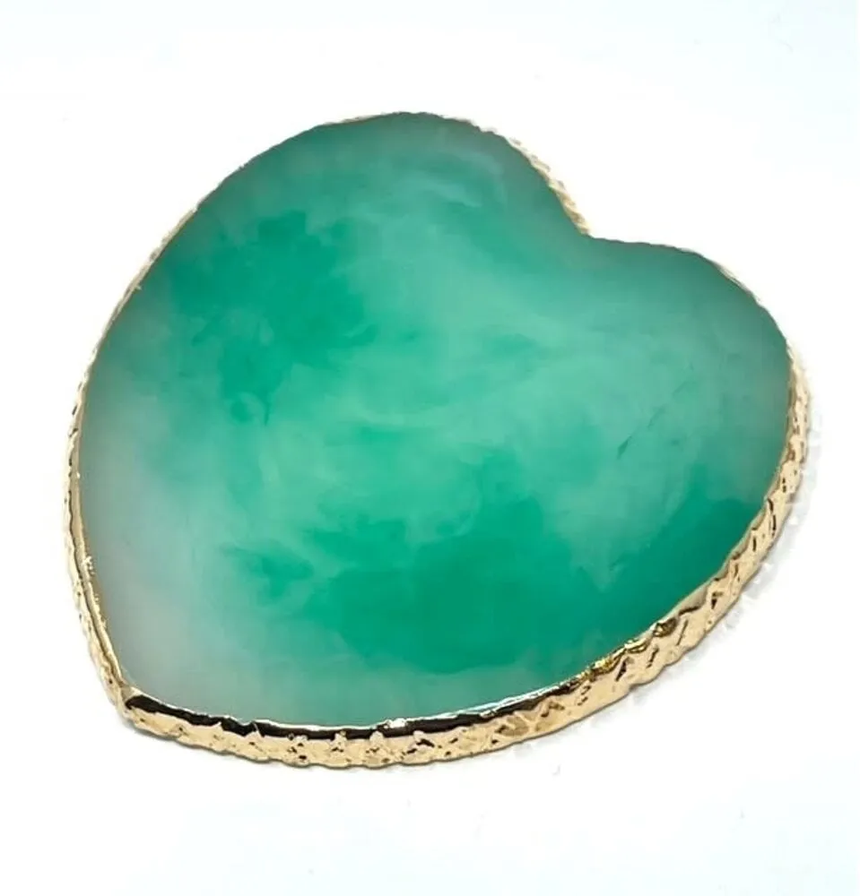 The Studio - Rock Plate Palette - Heart - Turquoise