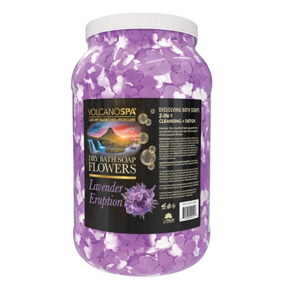 Volcano Spa - Dry Bath Soap Flowers - 1 gal - Lavender