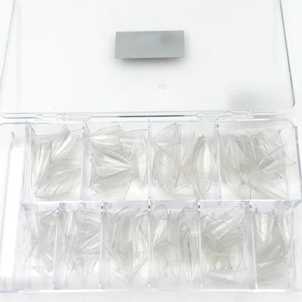 The Studio - Nail Tip Box - Almond - Clear