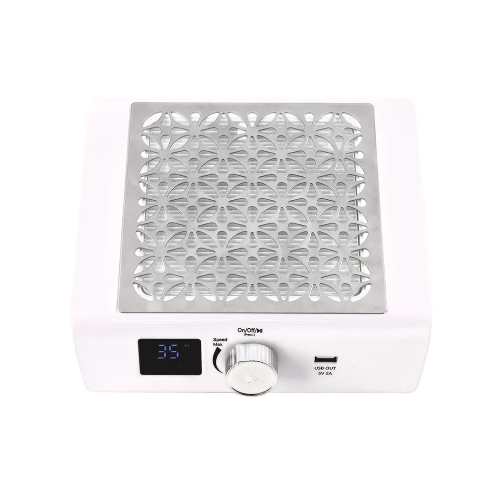 Brushless Motor Nail Dust Collector - 85W - White