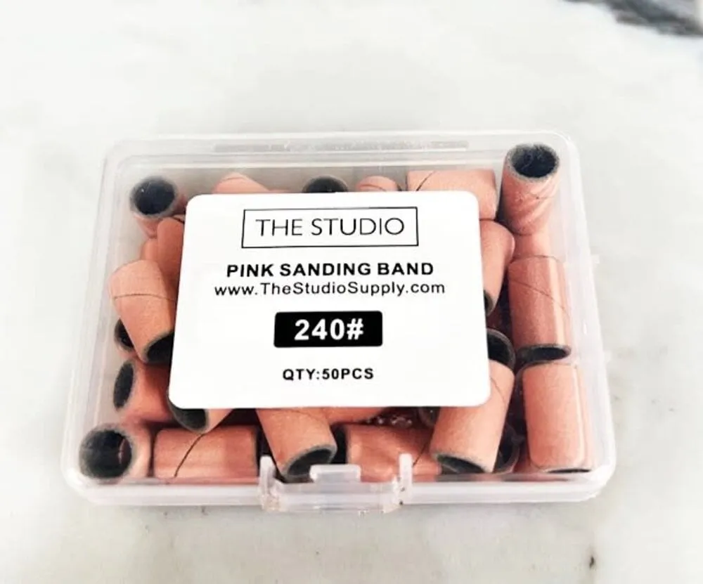 The Studio - Sanding Band - 50 ct - Pink - F #240