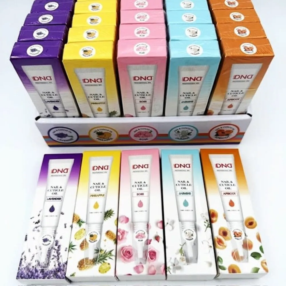 DND - Nail and Cuticle Oil - .25 fl oz - 5 scents - 50 count