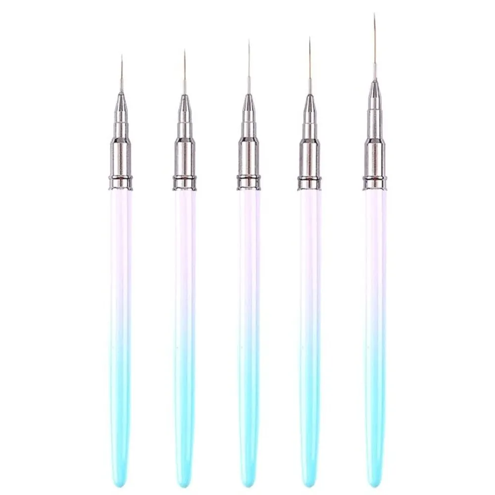 The Studio - Liner Brush - 5 PC - Blue/Pink Ombre