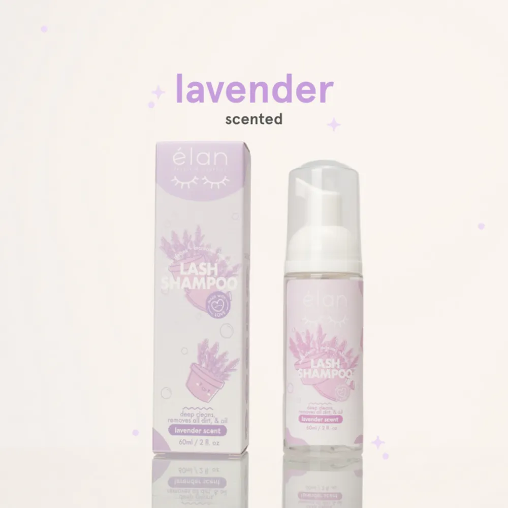 Elan - Lash Cleanser Shampoo - Lavender - 60 ml