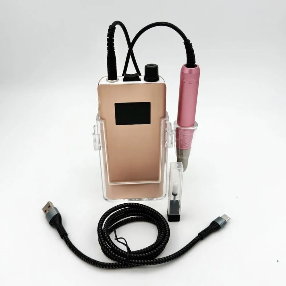 NAD - Portable Nail Drill - 40k RPM - 65 watts - Champagne