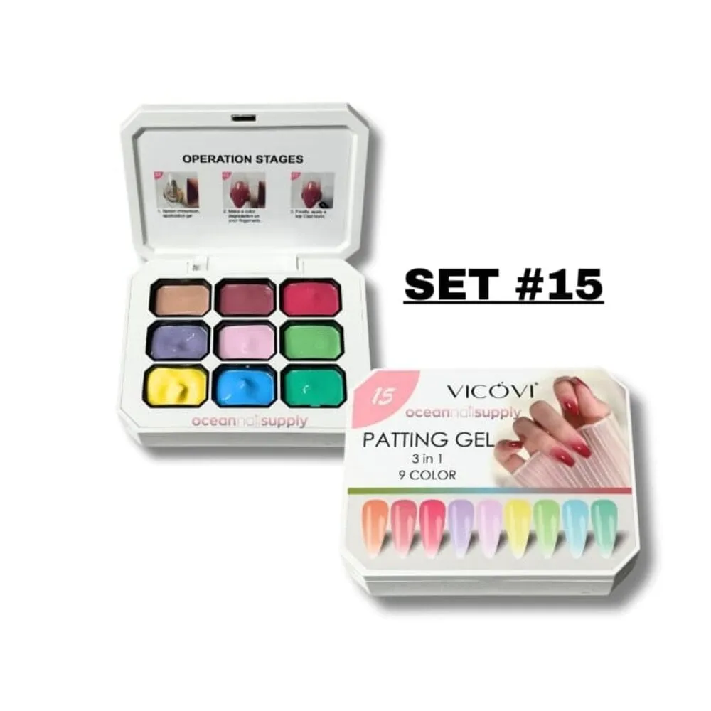 Vicovi - Patting Gel Art Palette - 15