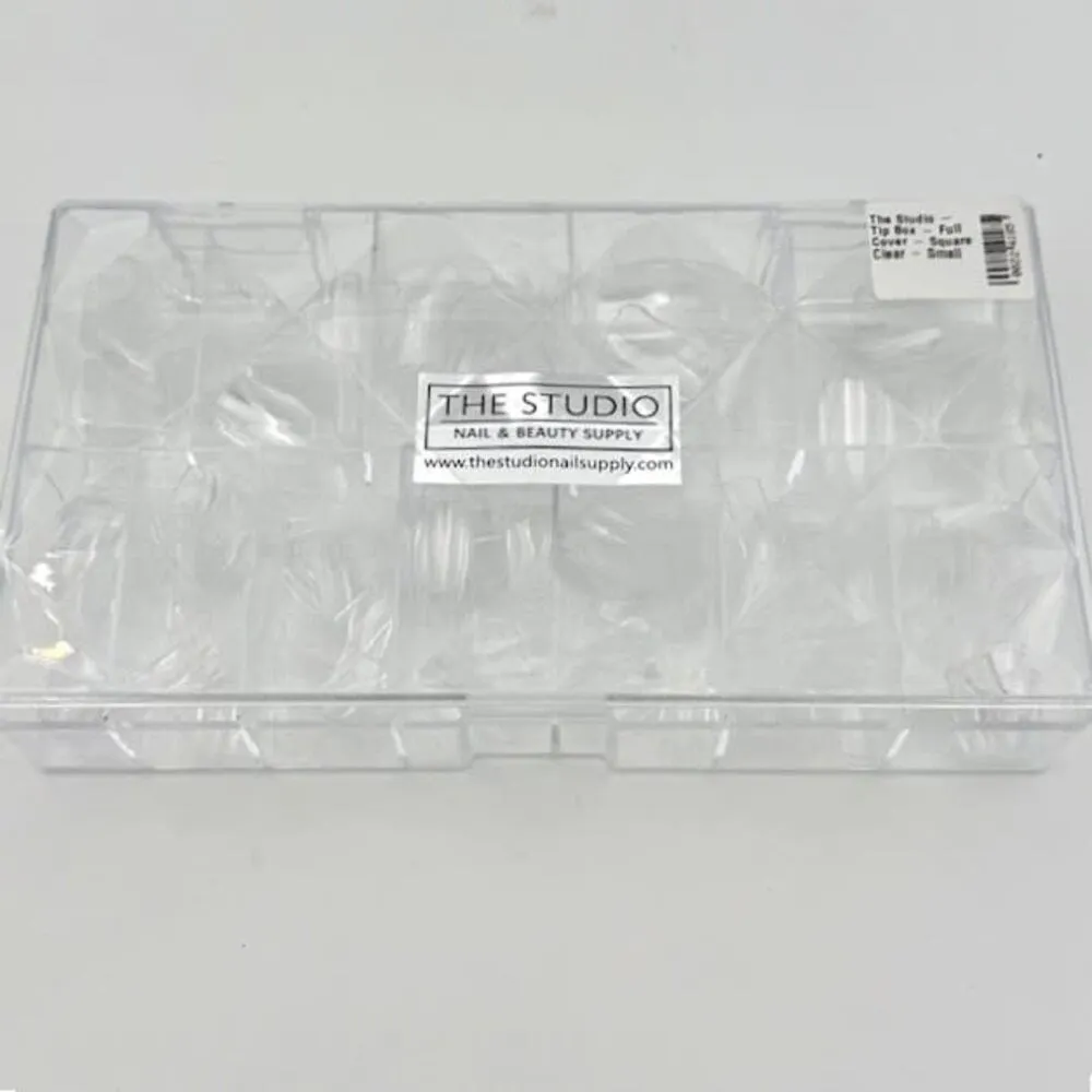 The Studio - Tip Box - Full Cover - Square Clear