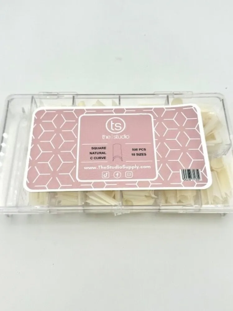 The Studio - Nail Tip Box - C Curve Natural