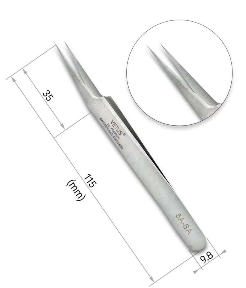 Vetus - Tweezers Fine Tip - 5ASA