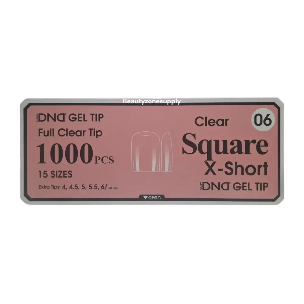 DND - Gel Tips - Full Square X-Short