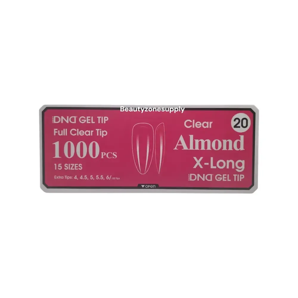 DND - Gel Tips - Full Almond X-Long