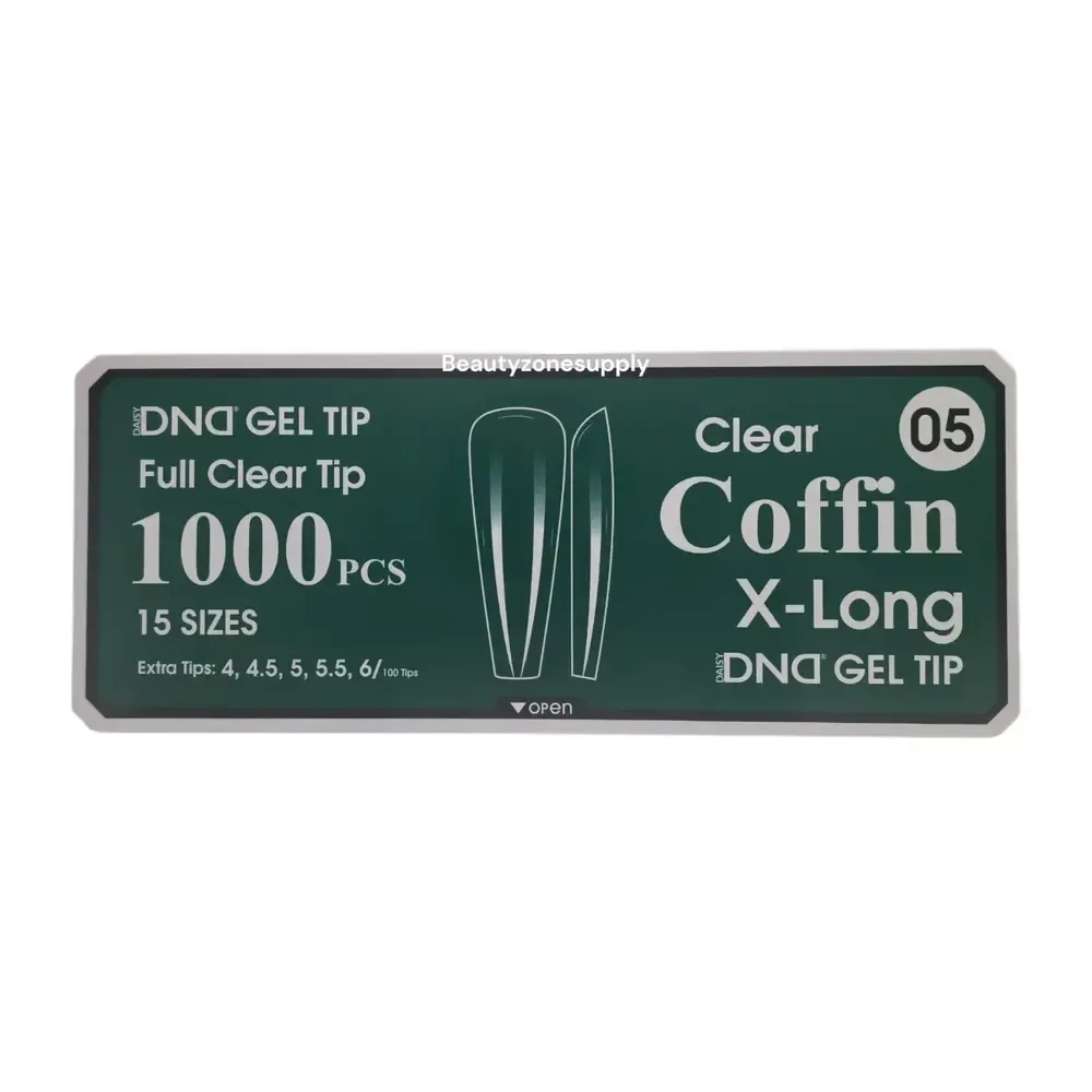 DND - Gel Tips - Full Coffin X-Long