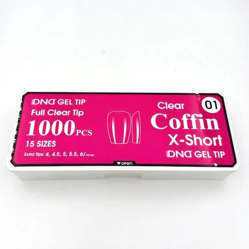 DND - Gel Tips - Full Coffin X-Short