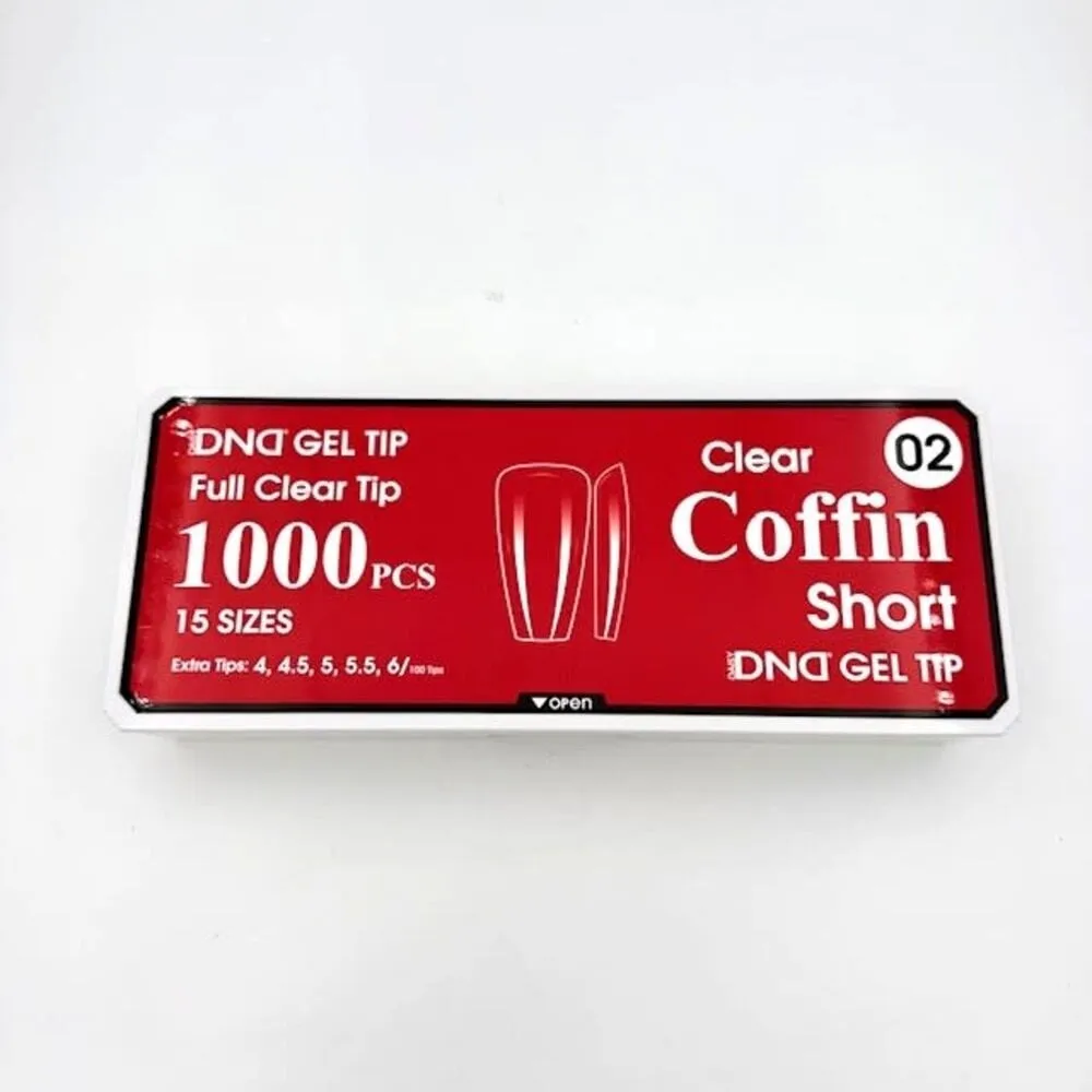DND - Gel Tips - Full Coffin Short
