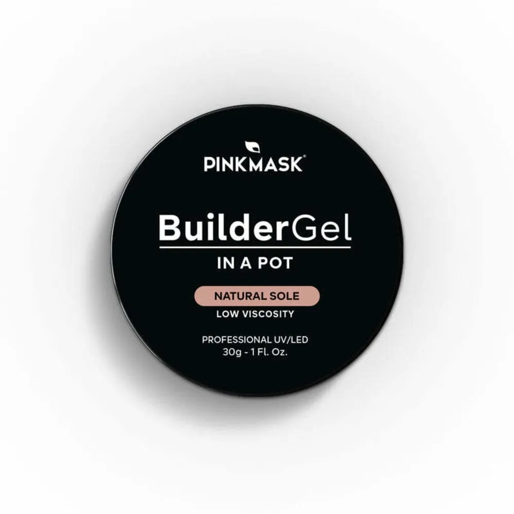 Pink Mask - Builder Gel in a Pot - Natural Sole