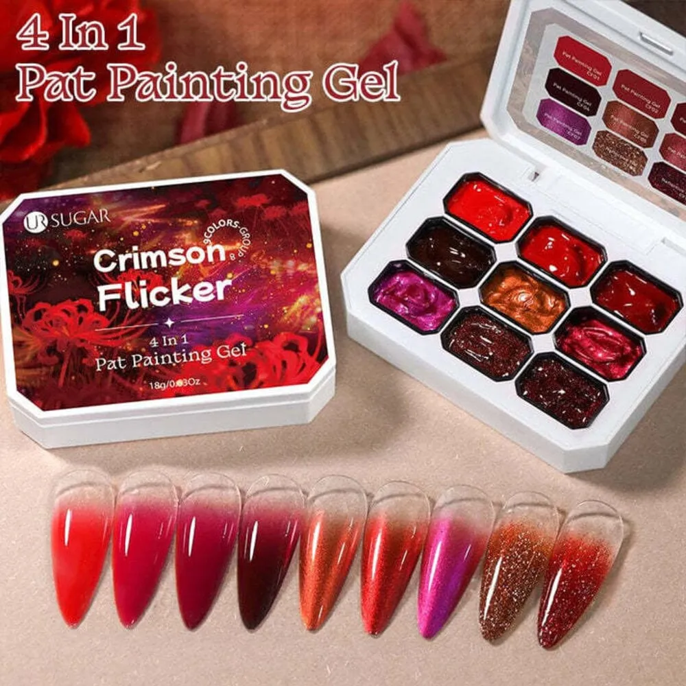 Sugar - Patting Gel Palette - Crimson Flicker