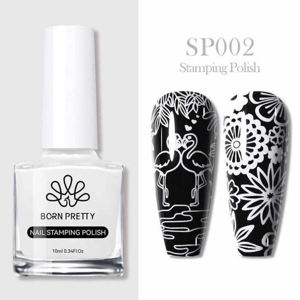 Born Pretty - Stamping Polish - SP002 - White