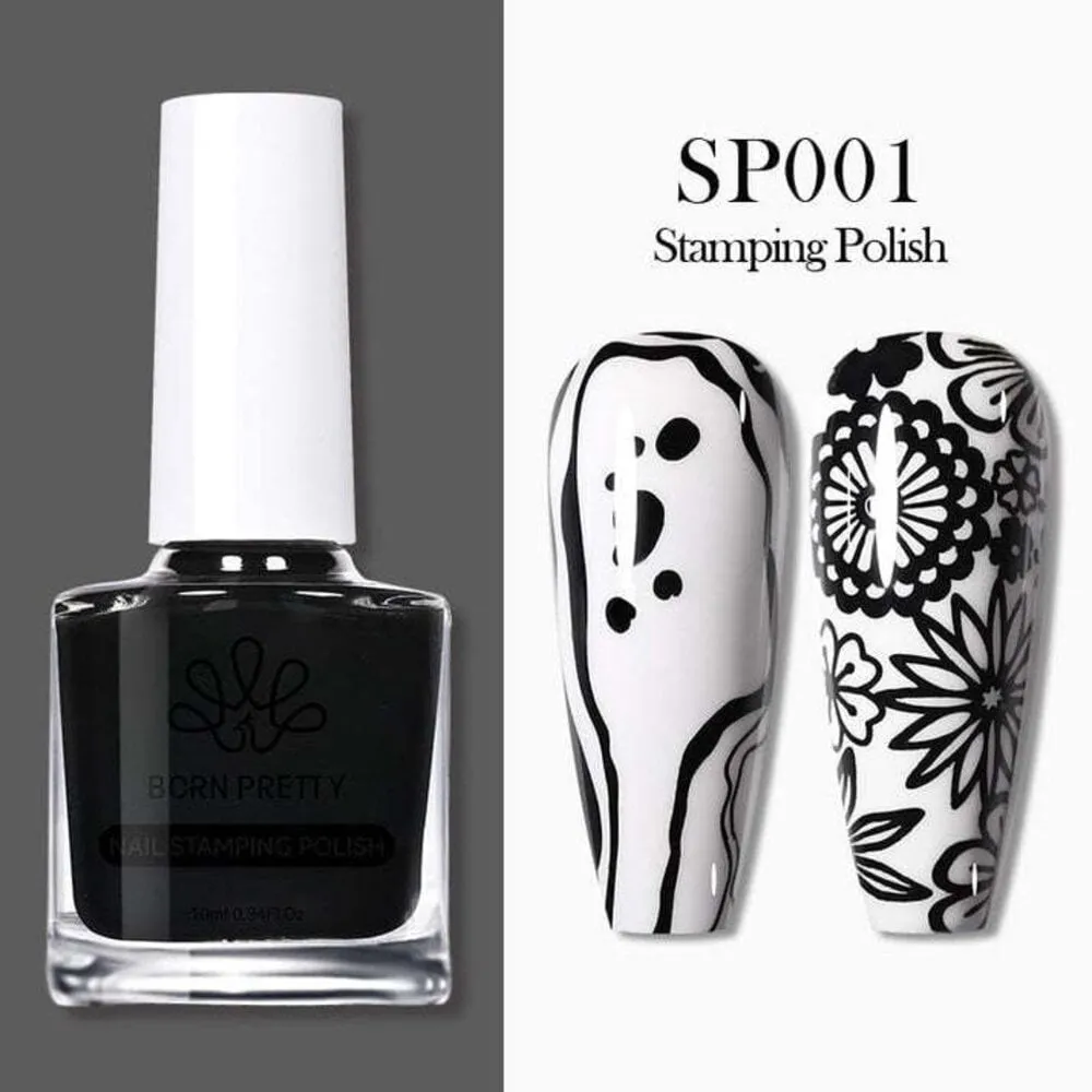 Born Pretty - Stamping Polish - SP001 - Black