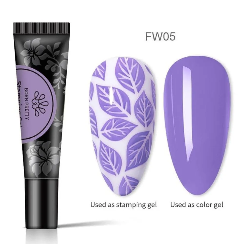 Born Pretty - Stamping Gel Polish - 05 - Purple