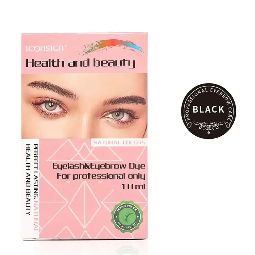 Iconsign - Eyelash/ Eyebrow Dye Tint and Developer - Black