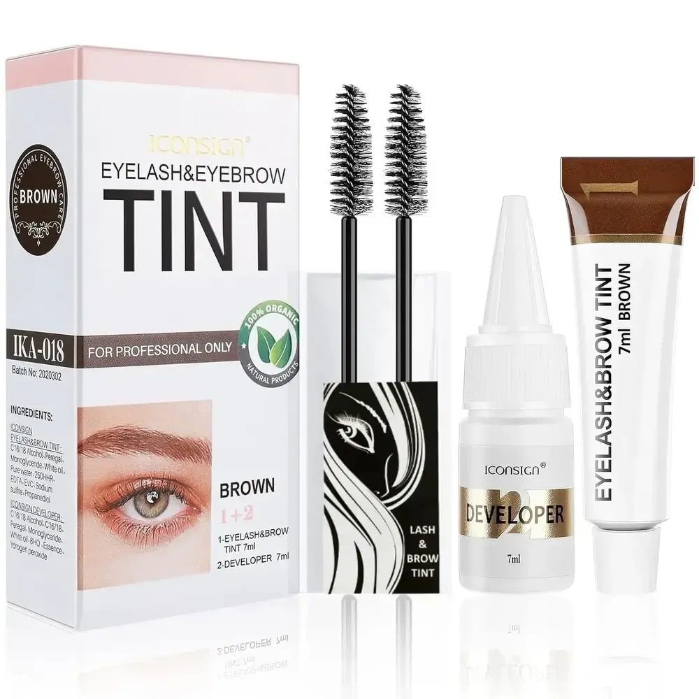 Iconsign - Eyelash/ Eyebrow Tint and Developer - Brown