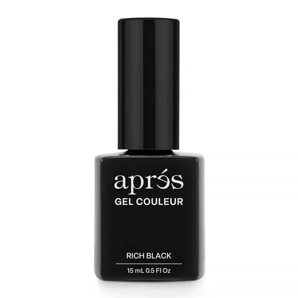 Apres - Gel Couleur - Rich Black - 15 ml