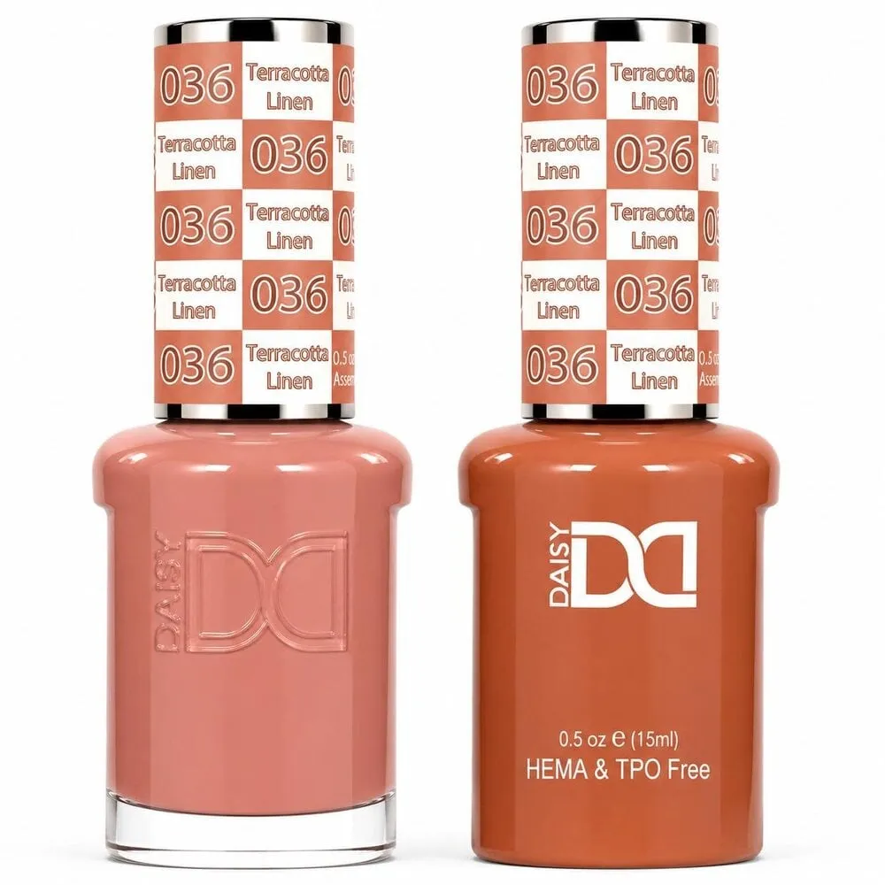 DND TPO HEMA FREE - 036 - Terracotta Linen - Duo Polish
