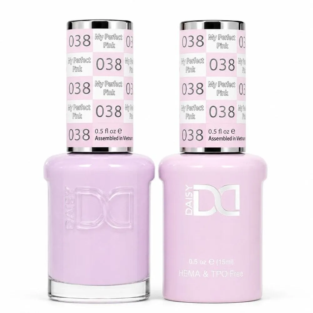 DND TPO HEMA FREE - 038 - My Perfect Pink - Duo Polish