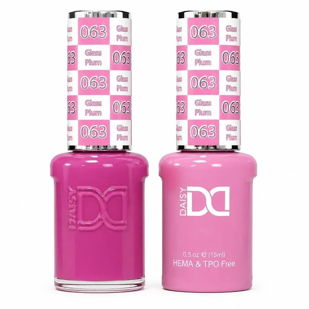 DND TPO HEMA FREE - 063 - Glass Plum - Duo Polish