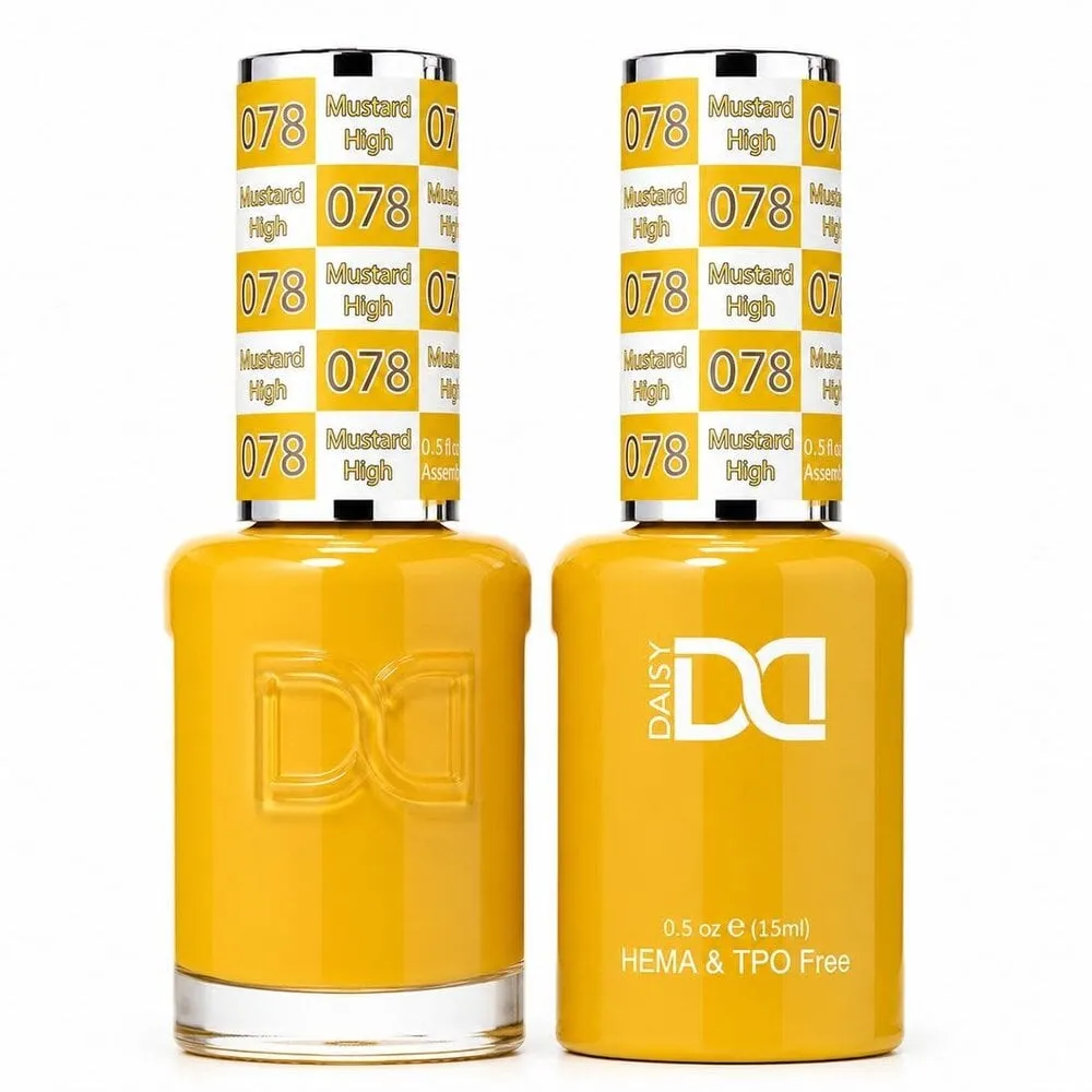 DND TPO HEMA FREE - 078 - Mustard High - Duo Polish
