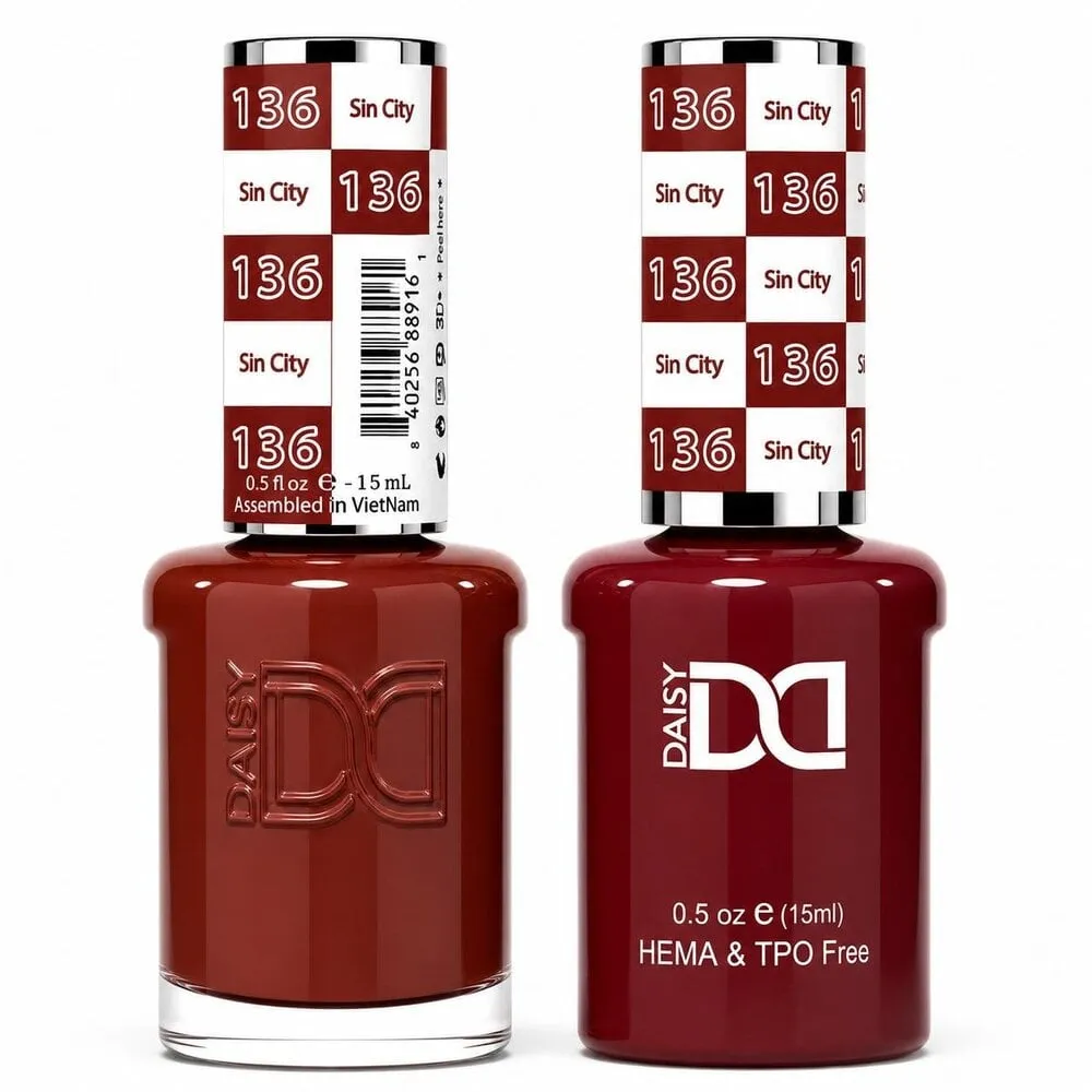 DND TPO HEMA FREE - 136 - Sin City - Duo Polish