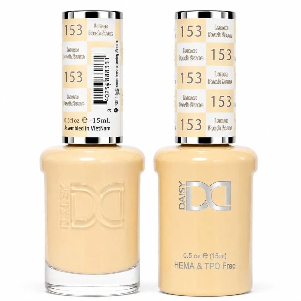 DND TPO HEMA FREE - 153 - Lemon Peach Scone - Duo Polish