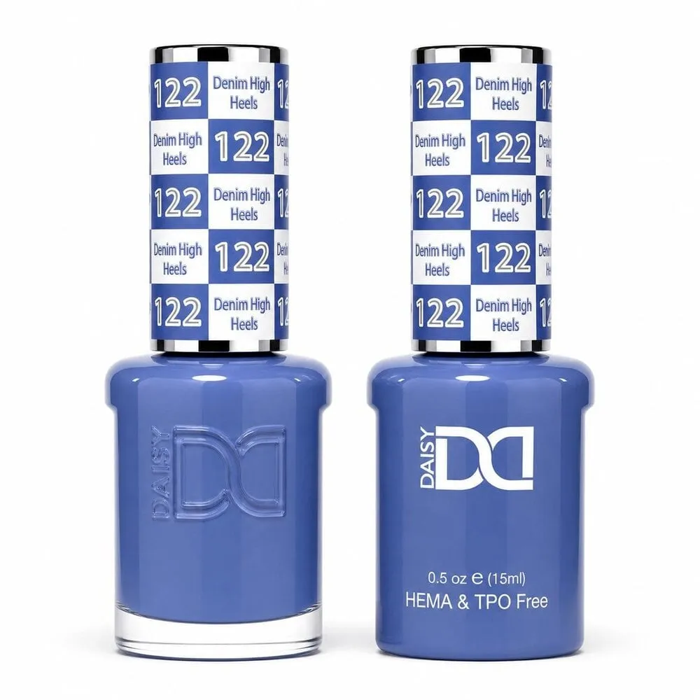 DND TPO HEMA FREE - 122 - Denim High Heels - Duo Polish